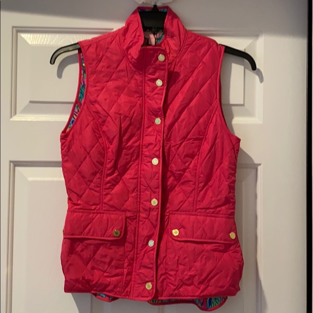 Lilly Pulitzer Quilled Vest, size Small